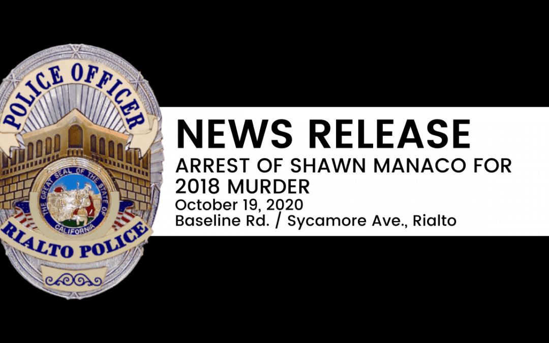 Arrest of Shawn Monaco for 2018 Murder